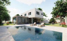 Large 4 bedroom house with swimming pool for sale in Palodia