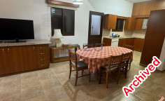 Fully furnished two plus one bedroom home in Mesa Geitonia 