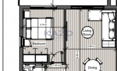 Beautiful one bedroom apartment in central Mesa Geitonia 