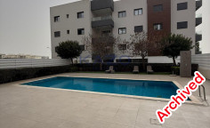 Spacious furnished apartment with communal pool in Mesa Geitonia 