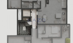 Prime Omonoia penthouse apartment with three bedrooms 