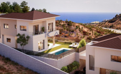 Premium Parekklisia villa with sea view pool 