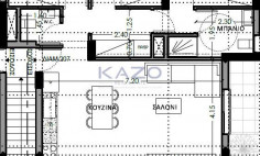 Amazing top floor three bedroom apartment in Palodeia 