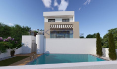Modern detached house with 3 bedrooms in green Palodeia 