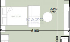 Cozy studio apartment in Asomatos with pool and gym 