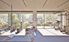 Beautiful top floor apartment with gym in green Asomatos Beautiful top floor apartment with gym in green Asomatos
