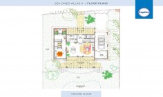 3 bedroom unfurnished villa with swimming pool for sale in Sea Caves