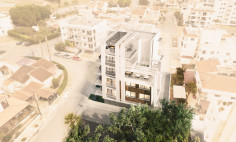Entire floor, 2 bedroom apartment with roof garden in Larnaca 