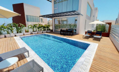 A modern 3 bedroom house with a private pool in Paralimni 