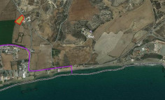 Plot of land 6.925 sqm with building permit very close to the sea in Pyla , Larnaca