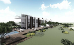 Three bedroom sea front villas next to ag.napa marina 