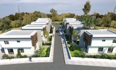 3 bedroom luxurious villas with private pool (optional) for sale in Frenaros village 