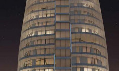 3 bedroom luxury penthouse with panoramic sea and full city views and with private roof garden in a modern building in Limassol