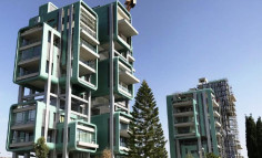 3 level 4 bedroom duplex penthouse with roof garden near the beachfront road in Limassol 