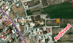703 m2 residental plot in Oroklini , Larnaca