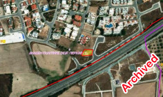 629 m2 residental plot in Oroklini , Larnaca