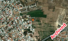 655 m2 residental plot in Oroklini , Larnaca