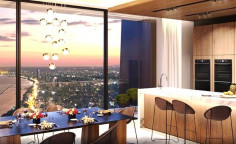 Fully furnished and fully accessorized 3 bedroom apartment in a new tower located in Limassol’s Tourist Area in yermasogeia