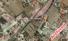 525 m2 residental plot in Alethriko , Larnaca