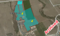 65514 m2 coastal land for sale located in touristic area of Kiti village suitable for hotels,villas and apartments, Larnaca