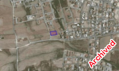 A 1571m2 residential land for sale in agios fanourios area of Aradippou , Larnaca