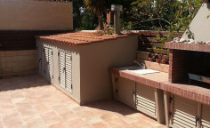 A beautiful detached villa with mature garden 2nd line from the beach in Meneou for sale! 