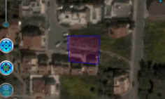 A large plot on the right hand side of kameras with only houses in the area , Larnaca
