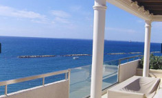 A 2-levels penthouse with outstanding sea views and lash landscaping in an up-market seaside residential complex in Limassol