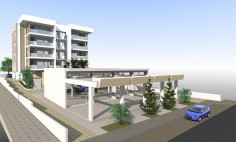 Luxurious 4 bedroom top floor apartment with 61 m2 uncovered roof garden in a new building in Limassol