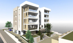Luxurious 4 bedroom top floor apartment with 61 m2 uncovered roof garden in a new building in Limassol