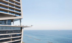 Luxury 4 bedroom apartment in a beachfront tower with spa, gym and private oasis in Limassol 