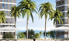 Luxury 4 bedroom apartment in a beachfront tower with spa, gym and private oasis in Limassol 