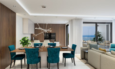 Vedroom luxury apartment in Limassol, mouttagiakia area within walking distance from the beach 
