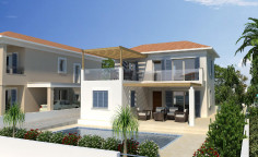 Beautiful 3 bedroom house with swimming pool for sale in Larnaca