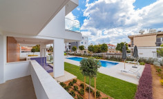 Spacious 2 beds apartment with swimming pool for sale in Germasogeia Tourist Area