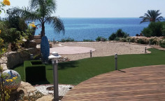 Beautiful sea front four bedroom villa in Zygi (Limassol/Larnaca) 