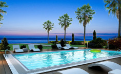 A beautiful 4 bedroom sea front villa at Mazotos 