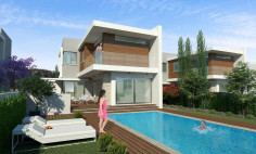 Luxury villa in a very unique development close to the sea for sale in ay.thekla, Famagusta 