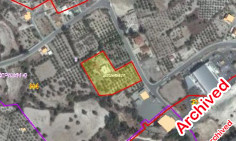 2155m2 residential land for sale in Skarinou , Larnaca