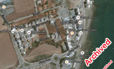 Plots for sale on mckenzie hill area of Larnaca with sea view, title deeds and 100m from the beach , Larnaca