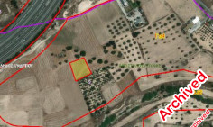 Two blocks of land with a total of 3.178 m2 for sale in Aradippou 