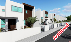 3 bedroom villa with private swimming pool and a lovely mountain view in Oroklini next to the salt lake