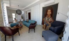 4 bedroom detached house with roof garden and swimming pool located within stunning surroundings in the highly popular green bay area of Protaras