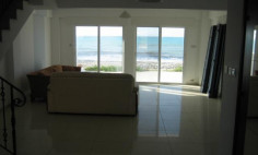 Four bedroom detached fully furnished villa first line on the beach,at 