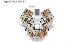 2 bedroom apartment in a modern styled hi-rise apartment building, covered in marble, sitting opposite Limassol’s highly acclaimed blue flag beach