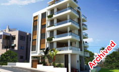 2 bedroom flat on the 4th floor in the modern house in Larnaca in Mackenzie close to amenities 