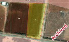 8200m2 beachfront agricultural land for sale in Ormidia 