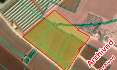 Agricultural land in Ormideia 