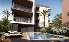 Luxury two bedroom apartment with swimming pool for sale in Potamos tis Germasogeias