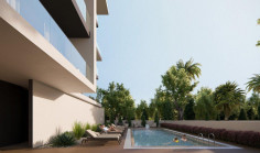 Spacious 1 bedroom apartment with swimming pool for sale in Germasogeia Tourist Area